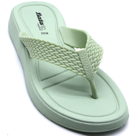 BR Mint Green Braided Thongs