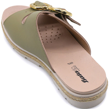 BR Dry Tech Olive Espadrille Slides
