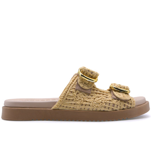 BR Reflex Tech Natural Woven Slides