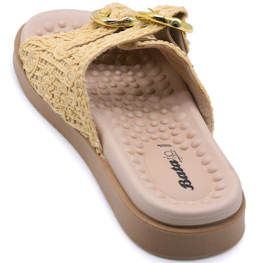 BR Reflex Tech Natural Woven Slides