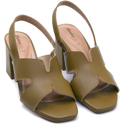 BR Green Cutout Sandal