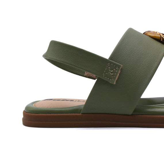 BR Green Statement Thong Sandals