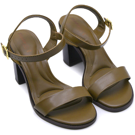 BR Green Minimalist Block Heels