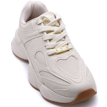 BR Chunky Off-White Sneakers