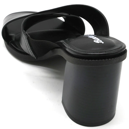 BR Black Crossover Block Mules