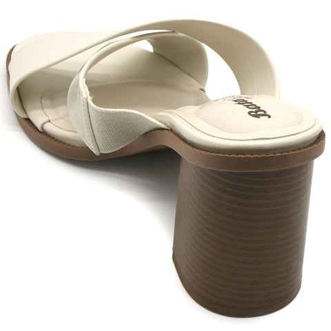 BR Cream Crossover Block Mules