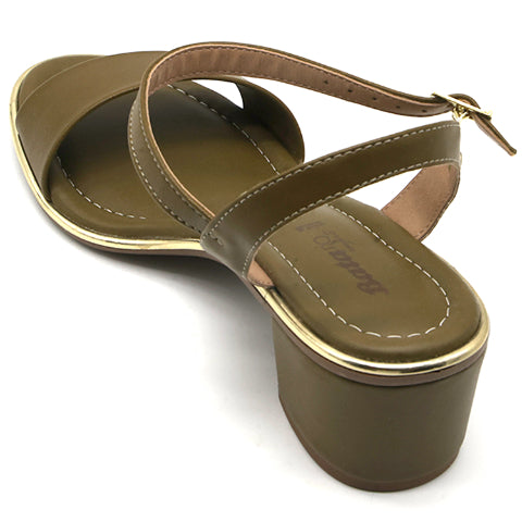 BR Gold Trimmed Olive Sandal