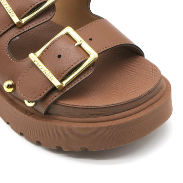 BR Chunky Camel Buckled Slides