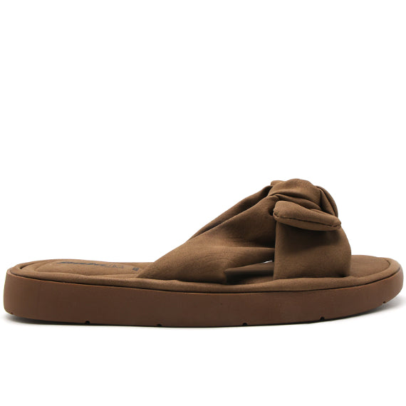 BR Soft Brown Bow Slides
