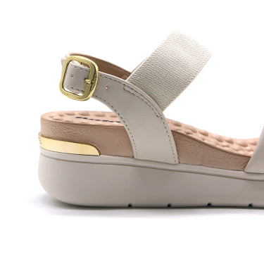 BR REFLEX TECH Strappy Cream Sandal