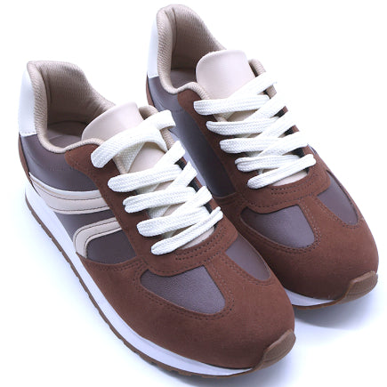 BR Brown Retro Sneakers