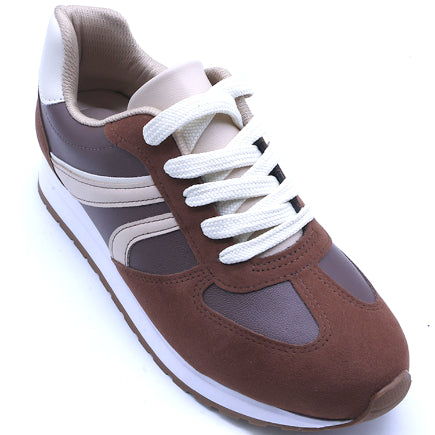 BR Brown Retro Sneakers