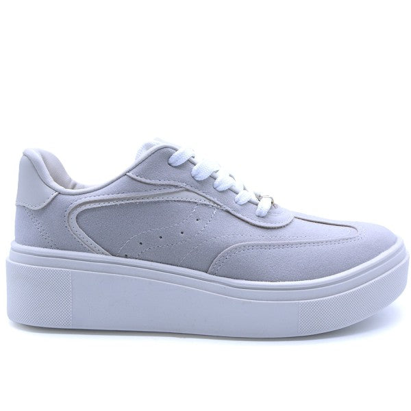 BR Greige Suede Sneakers