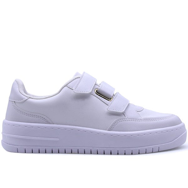 BR White Velcro Sneakers