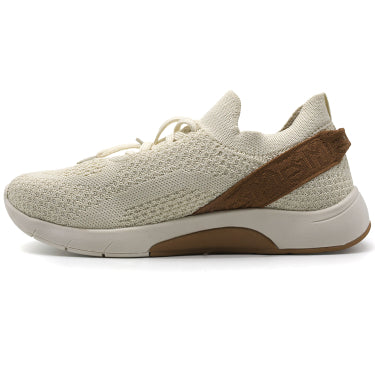 Br Beige Knit Sneakers