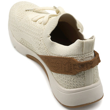 Br Beige Knit Sneakers