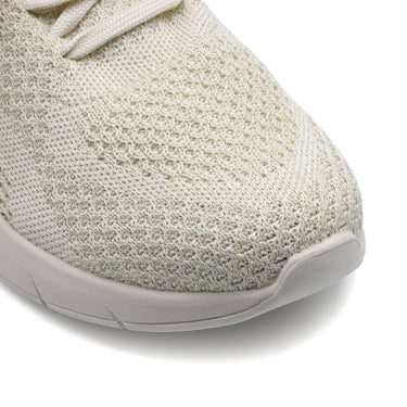 Br Beige Knit Sneakers