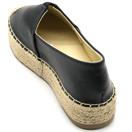 Black Chunky Espadrilles