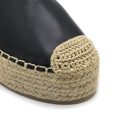 Black Chunky Espadrilles