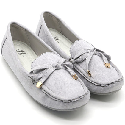Grey Ultra-Flex Moccasin