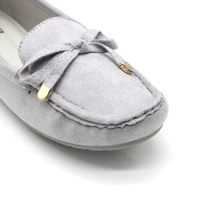 Grey Ultra-Flex Moccasin