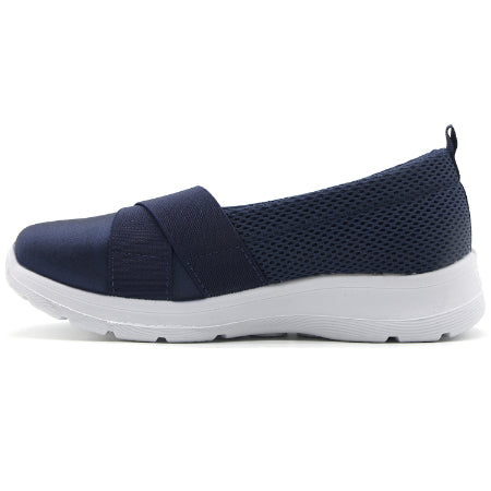 Navy Cushion-Step Mesh Slip-On – view 3