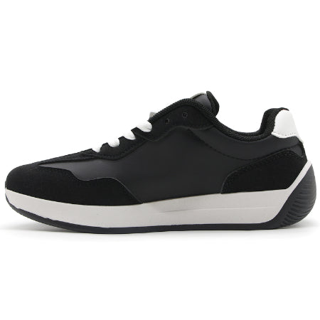 Black Retro Side-Stripe Runner – view 3