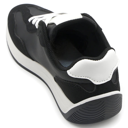 Black Retro Side-Stripe Runner – view 4