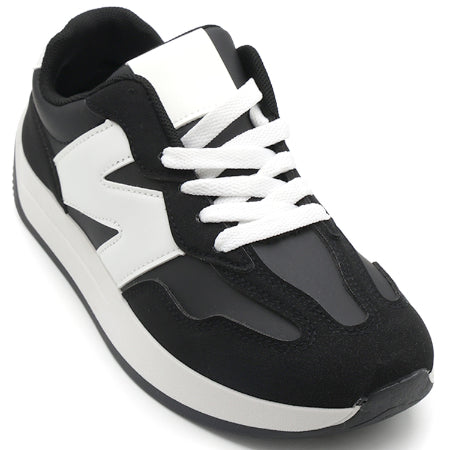 Black Retro Side-Stripe Runner – view 5