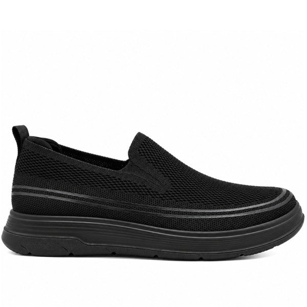 Black Knit Slip-On