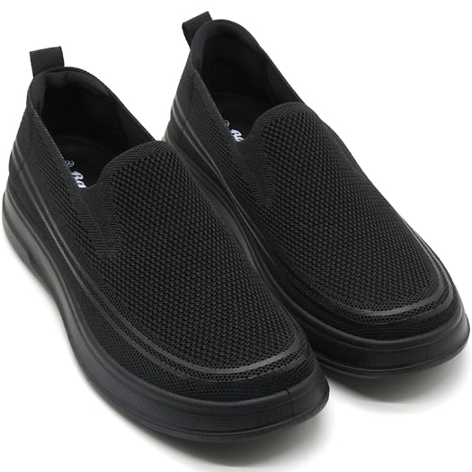Black Knit Slip-On – view 2