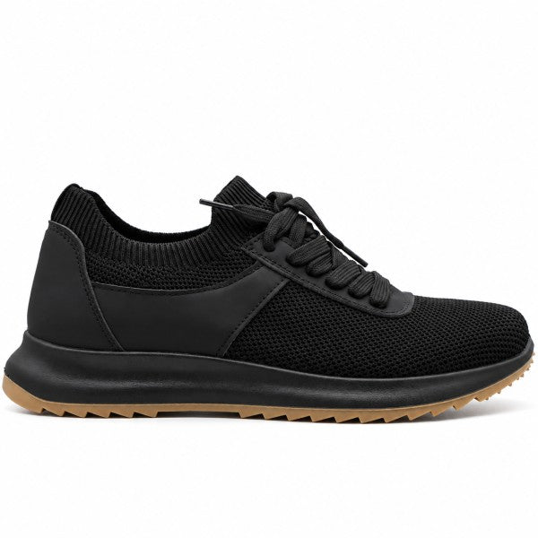 Black Retro Mesh Runner