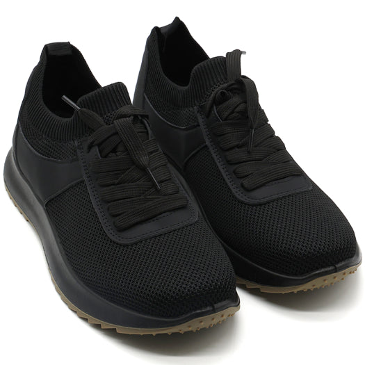 Black Retro Mesh Runner – view 2