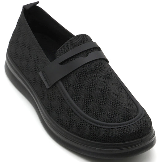 Black Knit Penny Slip-On – view 5