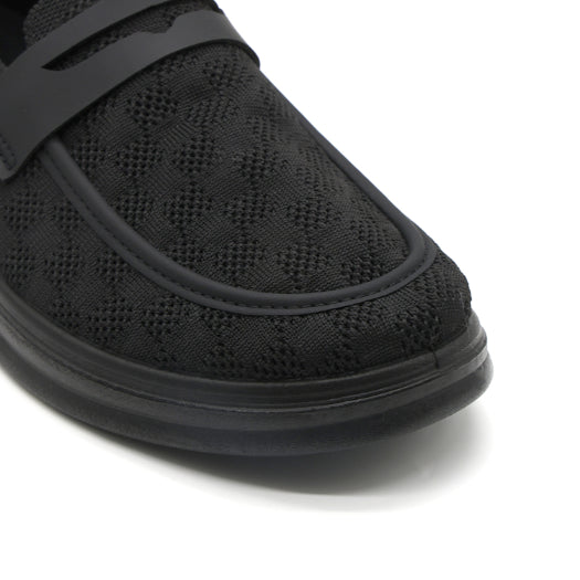Black Knit Penny Slip-On – view 7