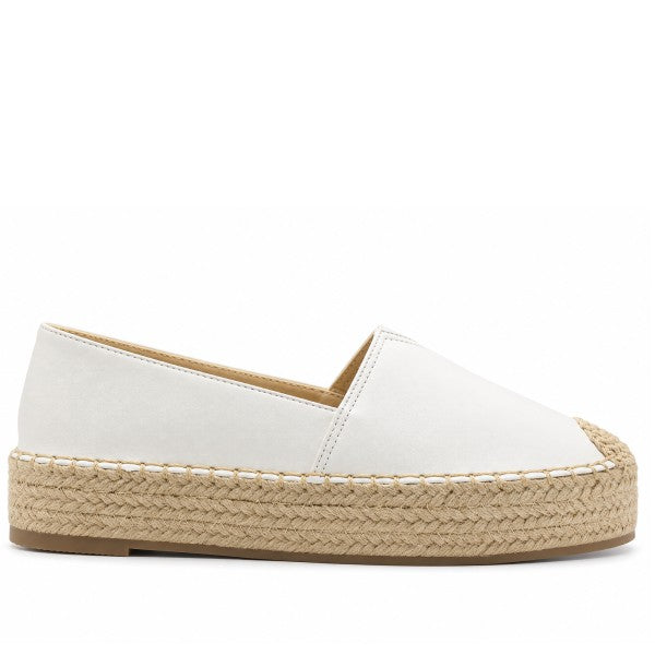 White Chunky Espadrilles