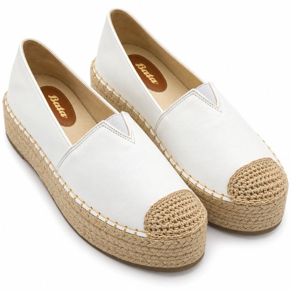 White Chunky Espadrilles