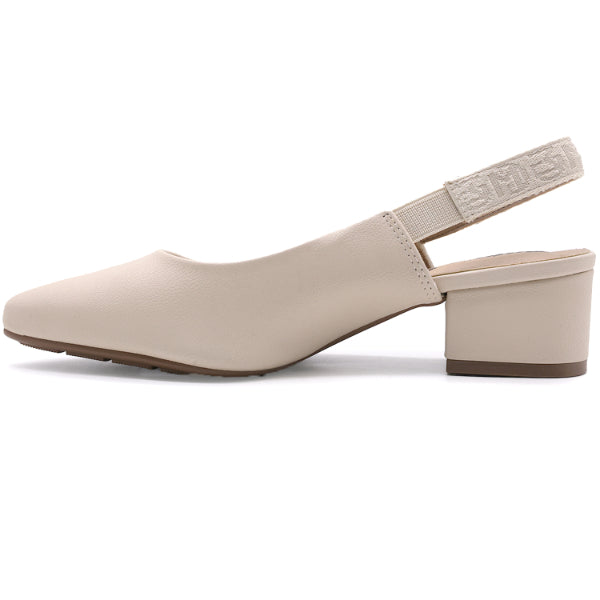 BR Beige Pointed Slingbacks – view 3