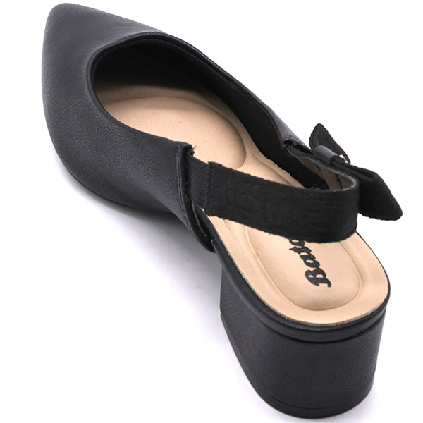 BR Black Pointed Slingbacks – view 4