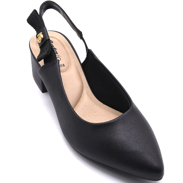 BR Black Pointed Slingbacks – view 5