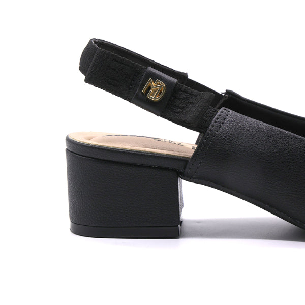 BR Black Pointed Slingbacks – view 6