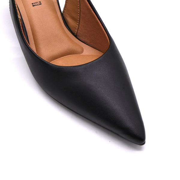 BR Black Wedge Slingbacks – view 7