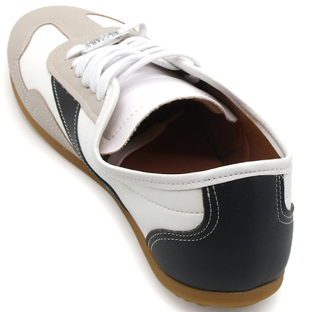 BR White Slim Panelled Sneakers – view 3