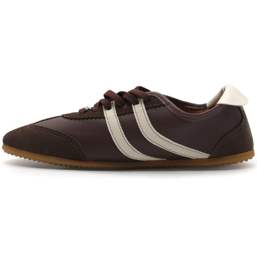 BR Brown Slim Stripe Sneakers – view 2