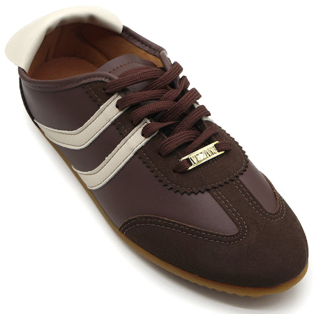 BR Brown Slim Stripe Sneakers – view 4