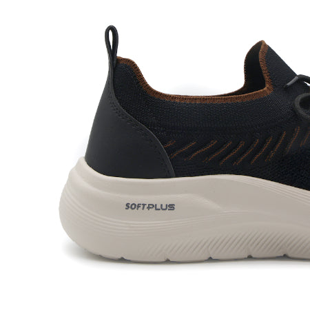 BR Soft Plus Black Knit Sneakers – view 7