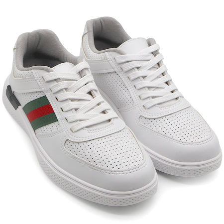 BR White Stripe Sneakers – view 2