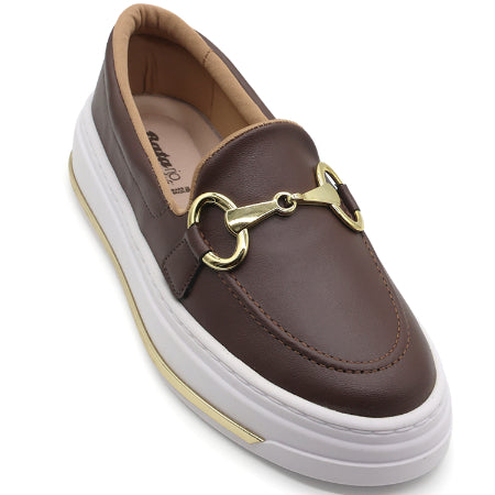 BR Brown Bit Loafer Sneakers – view 3