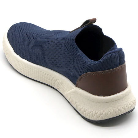 BR Lightfoam Navy Knit Slip-Ons – view 4