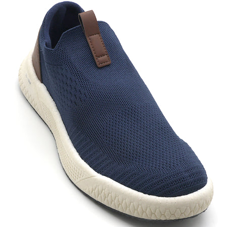 BR Lightfoam Navy Knit Slip-Ons – view 5